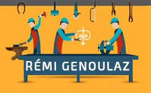 Logo Rémi Genoulaz Métallerie Soudure